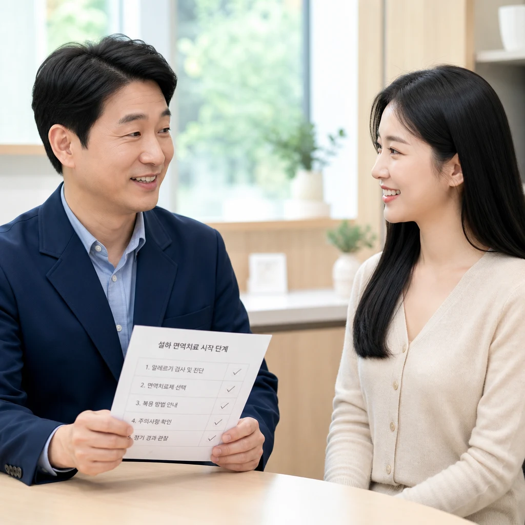 부산서면 피하면역치료 복용 시작 절차는?